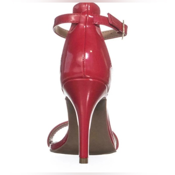 New Material Girl Blaire Slim Strap Evening Pumps High Heel RED  Size 9.5 M - Picture 7 of 9